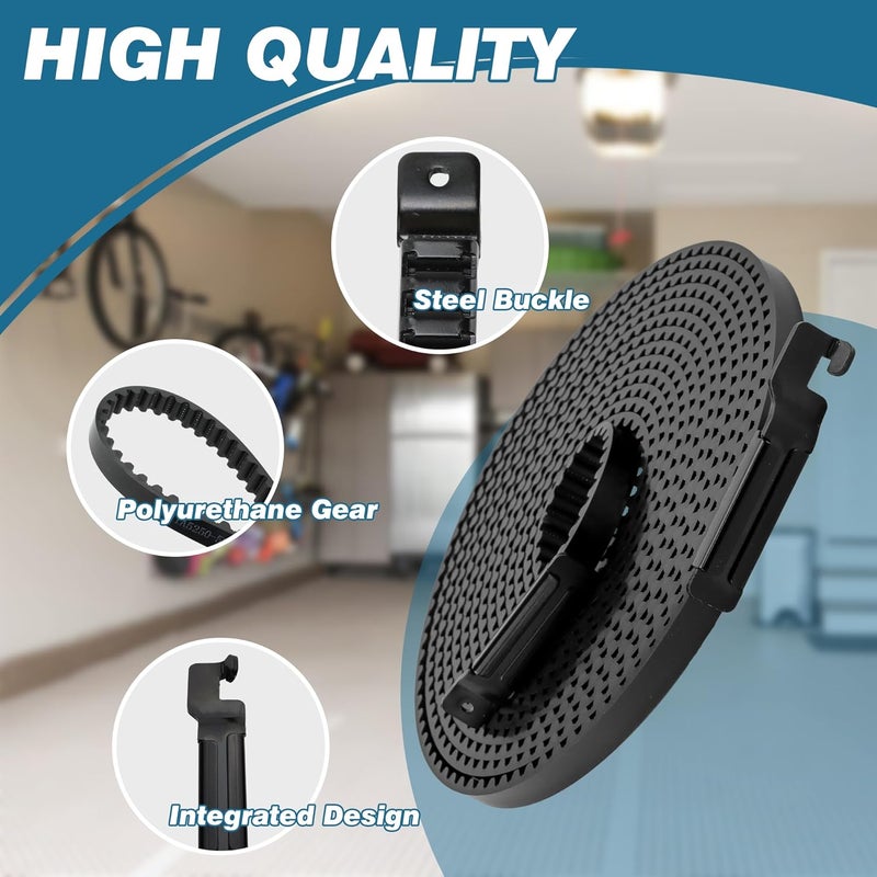 PETOX Upgrade 41A5250 41AB050-2 Belt for 7ft High Garage Door, 237" Garage Door Opener Belt Compatible with Chamberlain Craftsman LiftMaster Sentex Whisper Garage Door Opener Models WD822KD 248739 248754 - Image 2